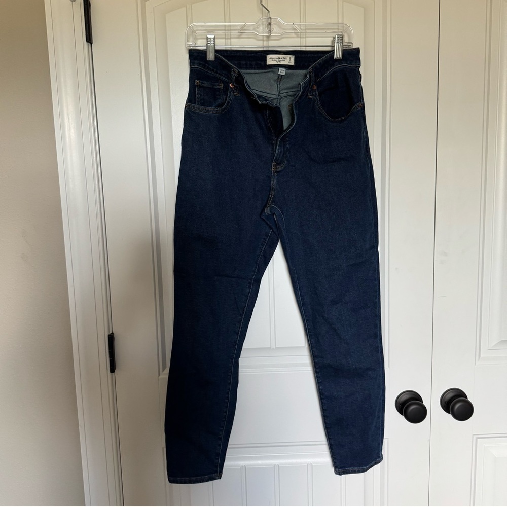 Abercrombie Curve Love Super Skinny Ankle High Rise, Sz 30